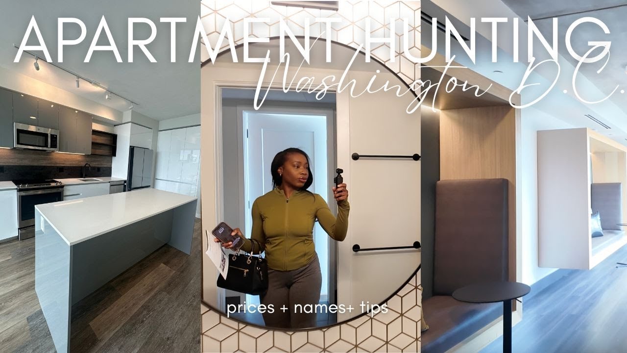 Apartment Hunting| Inside Luxury Apartments in Washington D.C. | FULL Tour with Prices & Names!