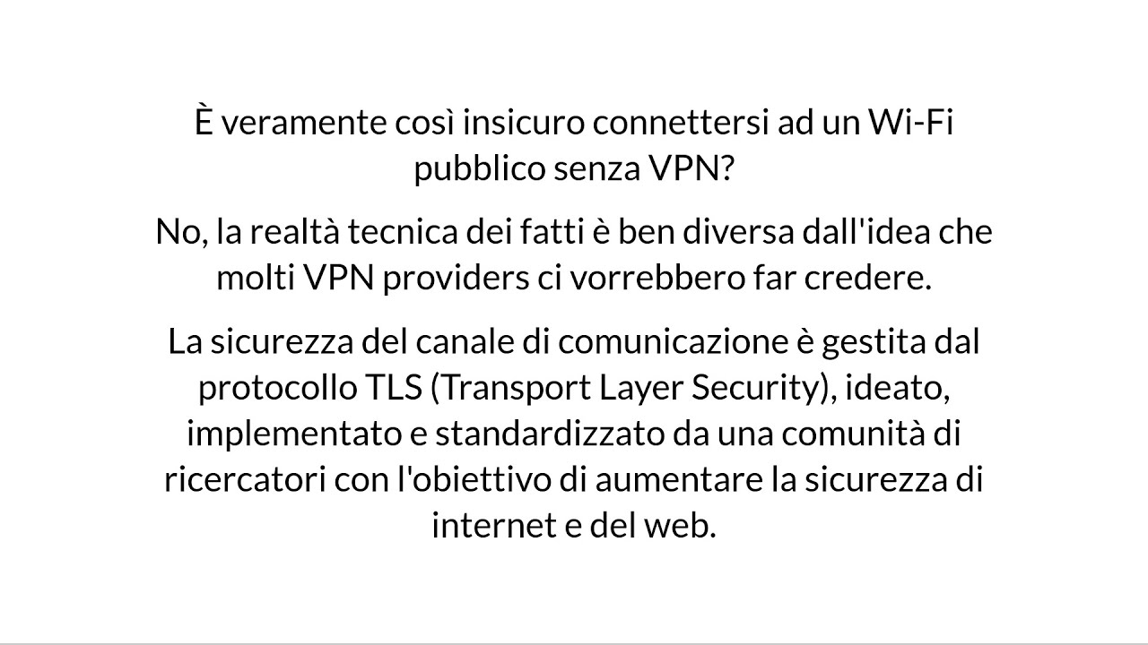 Abbiamo veramente bisogno di una VPN?