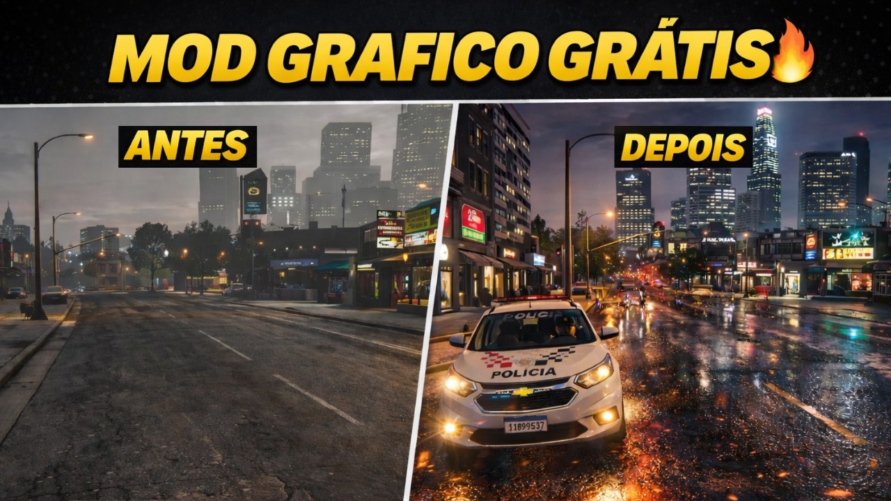 The best free graphics mod for Fivem - GTA RP (Easy Installation)