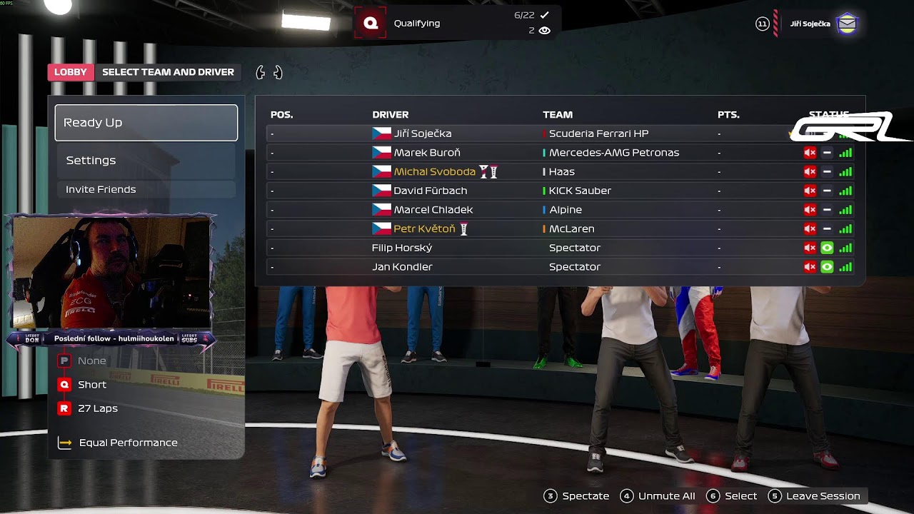 [CZ-SK] F1 25  GRL Rookie - Monza #14/18