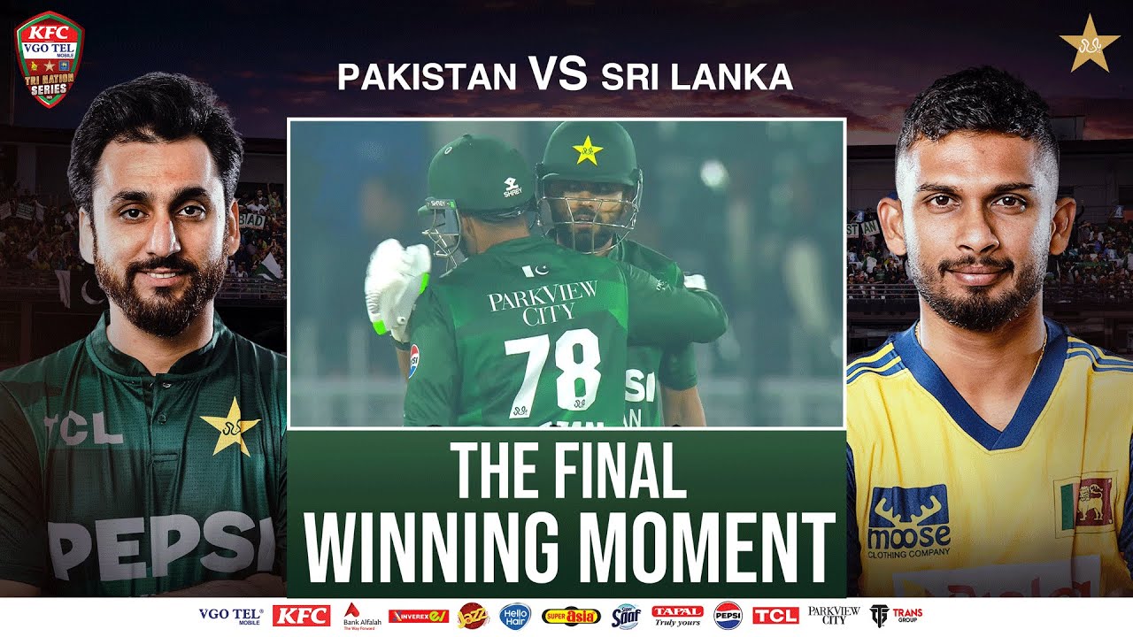 Babar Azam Hits the WINNING FOUR! | PAK vs SL | The Final | Tri Nation Series | PCB | M2T1U