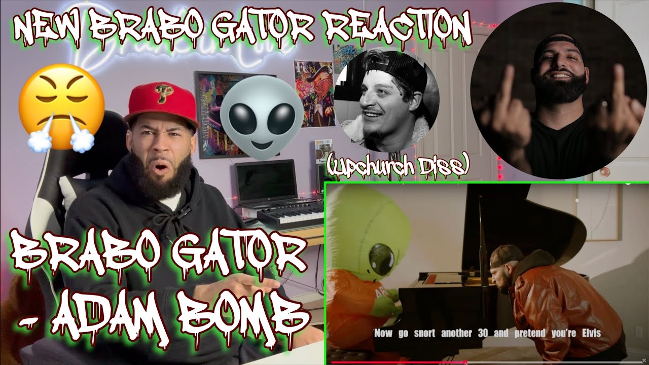 HE SLID FOR HIS WIFE! | Brabo Gator - Adam Bomb (Upchurch Diss) (Official Music Video) [REACTION!!!]