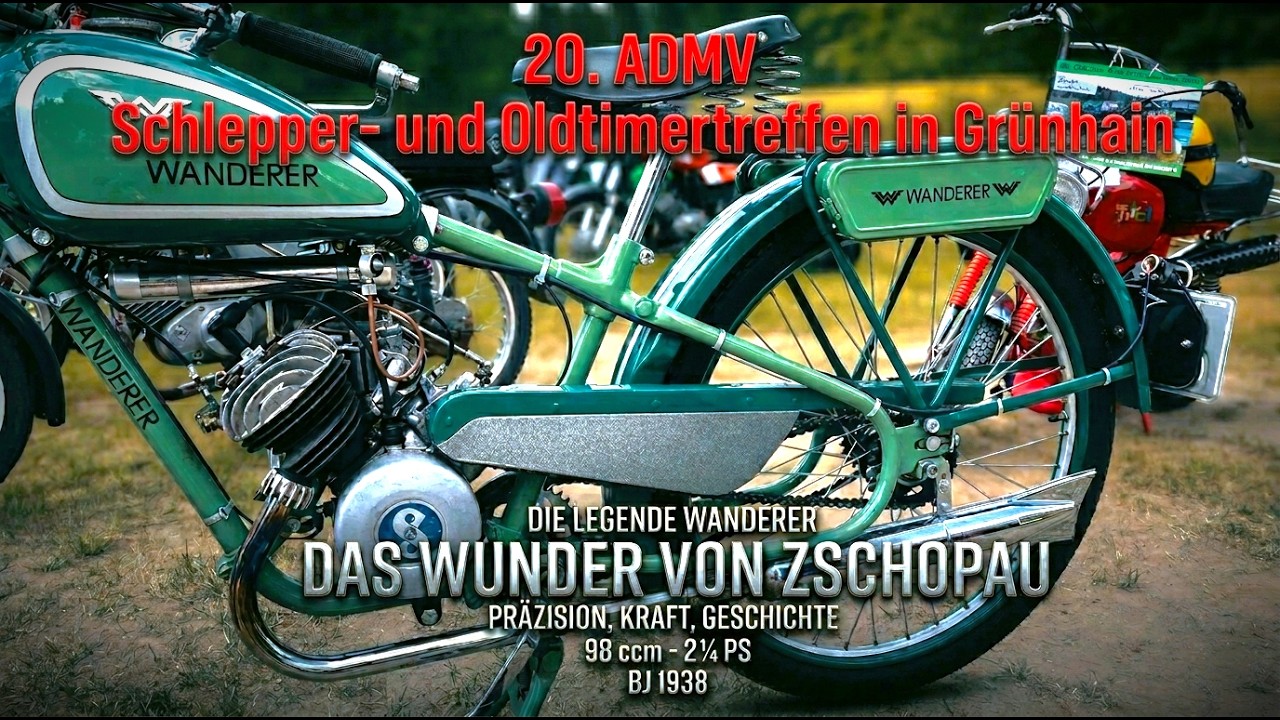 DFU 451, IFA H3A & DKW TV 300: Highlights aus Gr&uuml;nhain-Beierfeld auf dem 20. ADMV Schleppertreffen