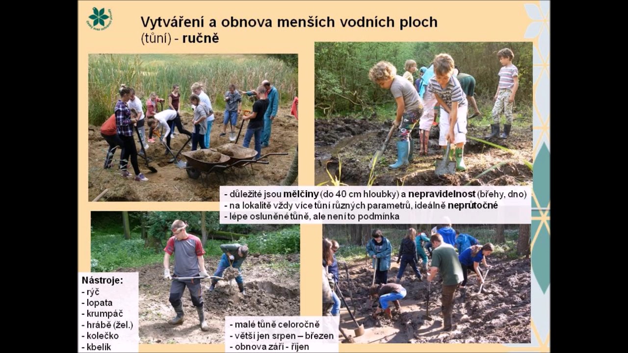 Mokřady a tůně - opatření na podporu biodiverzity a zadržení vody v krajině - Jaromír Maštera