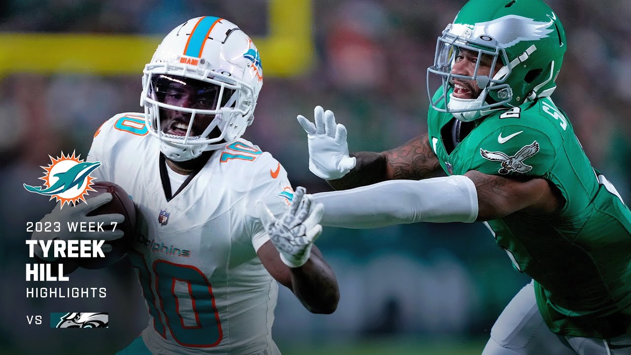 Tyreek Hill's best plays from 11-catch game vs. Eagles | Week 7