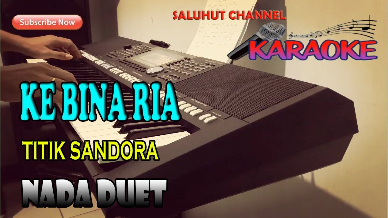 KE BINARIA [TITIEK SANDORA] KARAOKE II LIRIK II HD