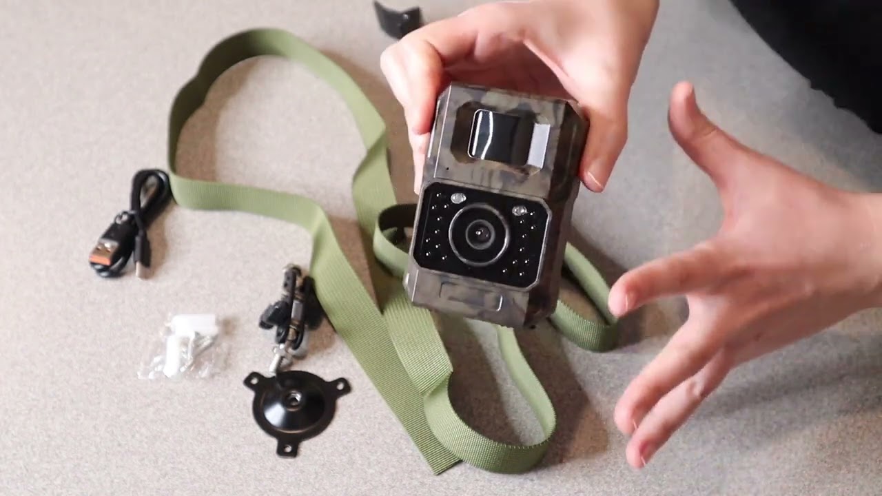 MAXDONE Trail Camera Bluetooth Game Camera Review | 2000mAh Rechargeable Battery with Night Vision