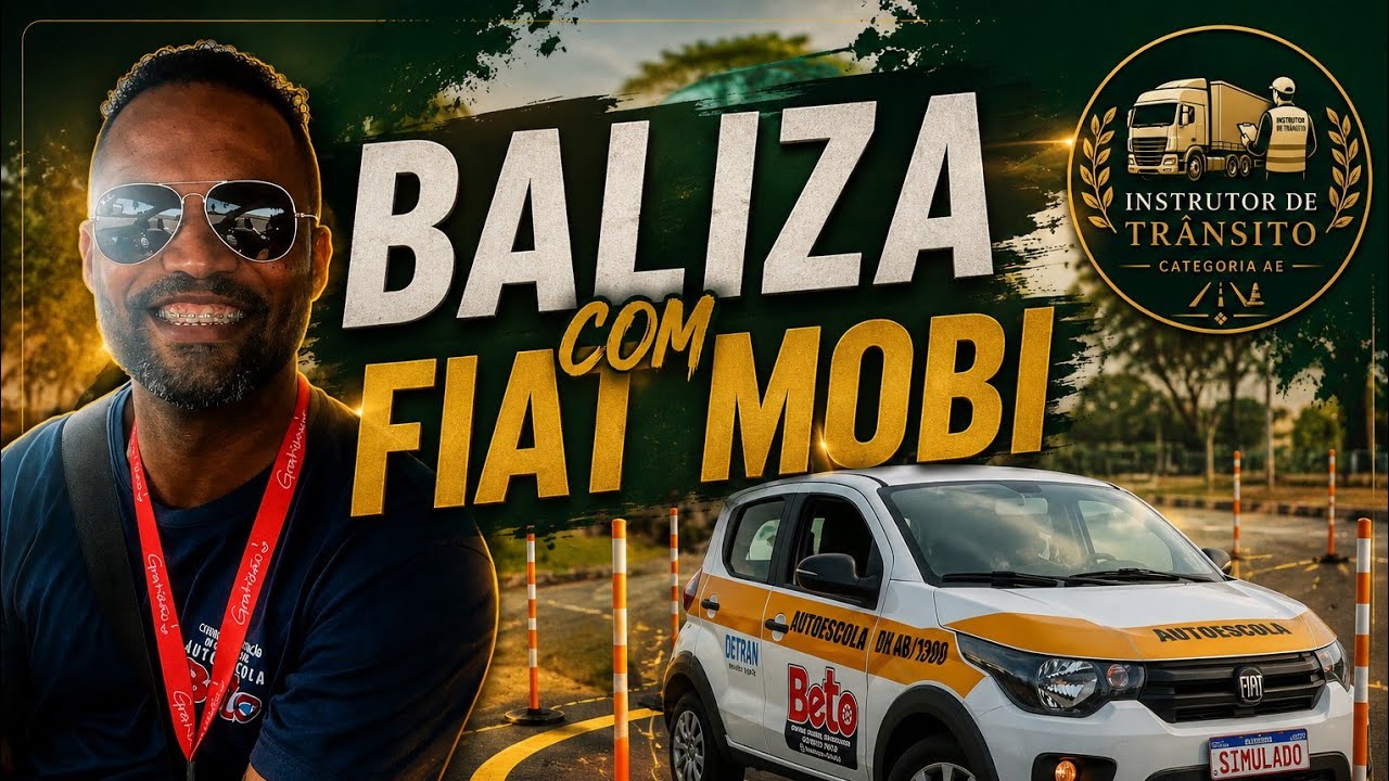 BALIZA COM FIAT MOBI ( PASSO A PASSO )