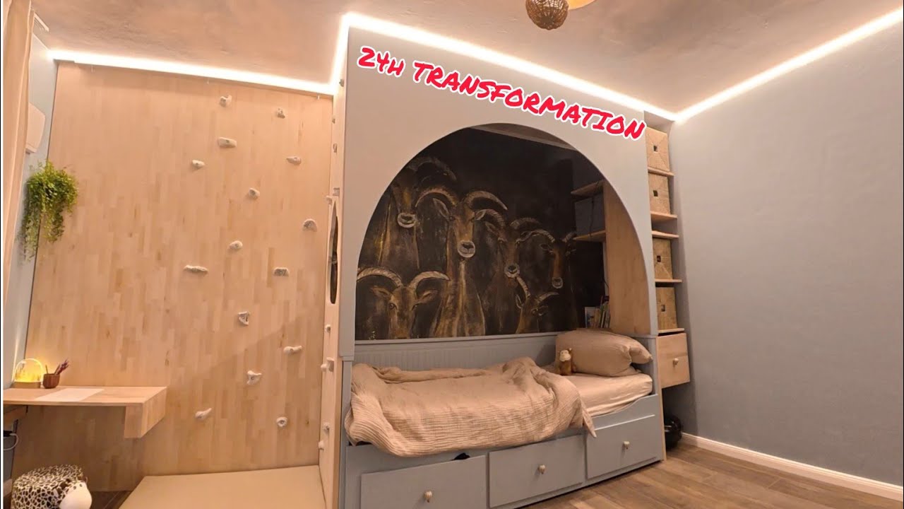 Massivholz & LED-Power: Wir bauen ein Kinderzimmer an einem Tag (Teil 1)