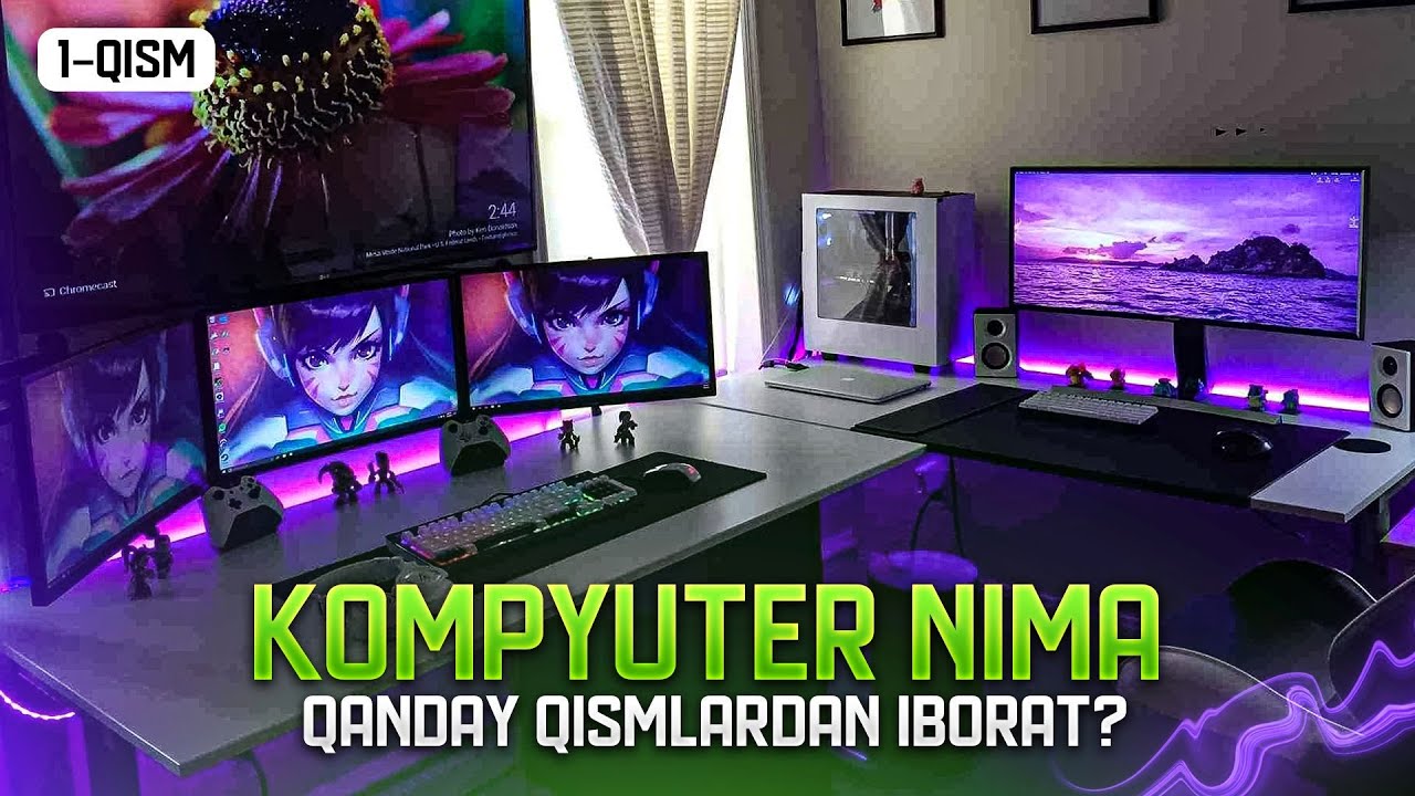 1. Kompyuter nima va qanday qismlardan iborat?