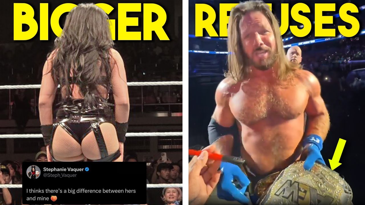 CHRIS JERICHO RETURNING TO WWE...AJ Styles REFUSES to Sign AEW Belt...Vaquer HEAT...Wrestling News