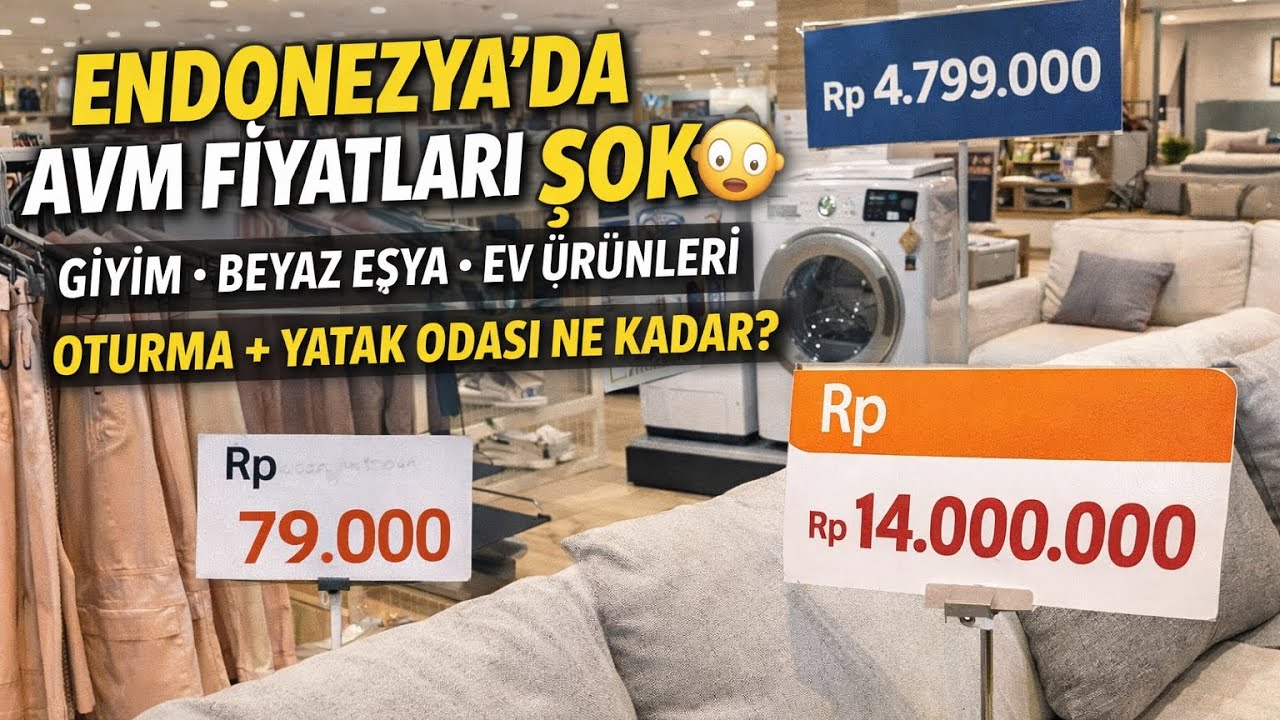 Jakarta’da AVM Fiyatlarını Görünce Şok Oldum! 😳 Endonezya Ucuz Değil mi?