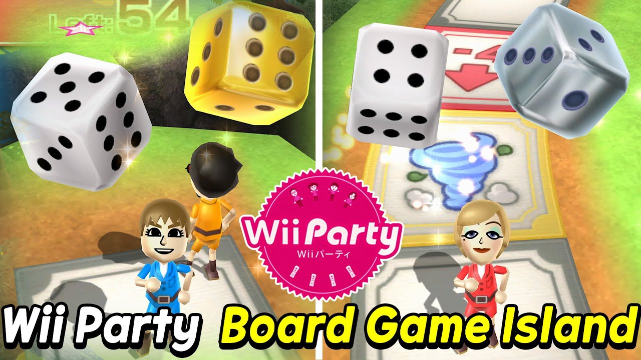 Wii Party Board Game Island gameplay | Shy guy Vs Alisha Lucia Vs Akira | Master com | Wii파티