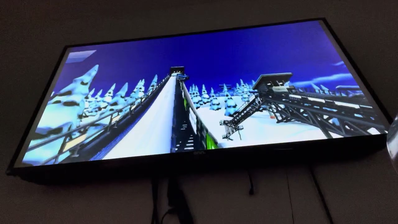 Mario & Sonic at the Olympic Winter Games (Wii) - Ganondorf Fails in Individual Large Hill