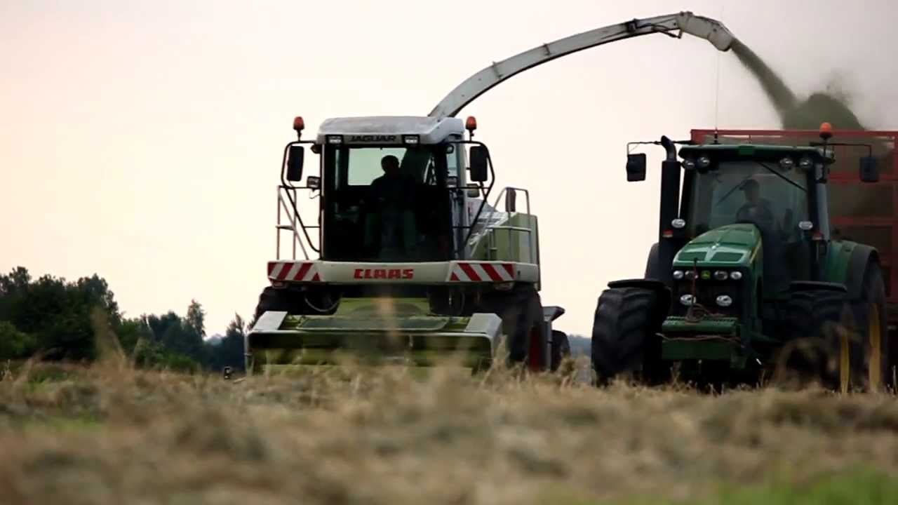 Sianokiszonka - John Deere 7230R & 8430