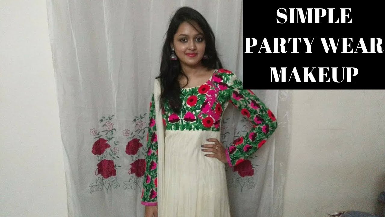 Simple Party Wear Makeup  Tutorial In Telugu || HEAVENLY HOMEMADE