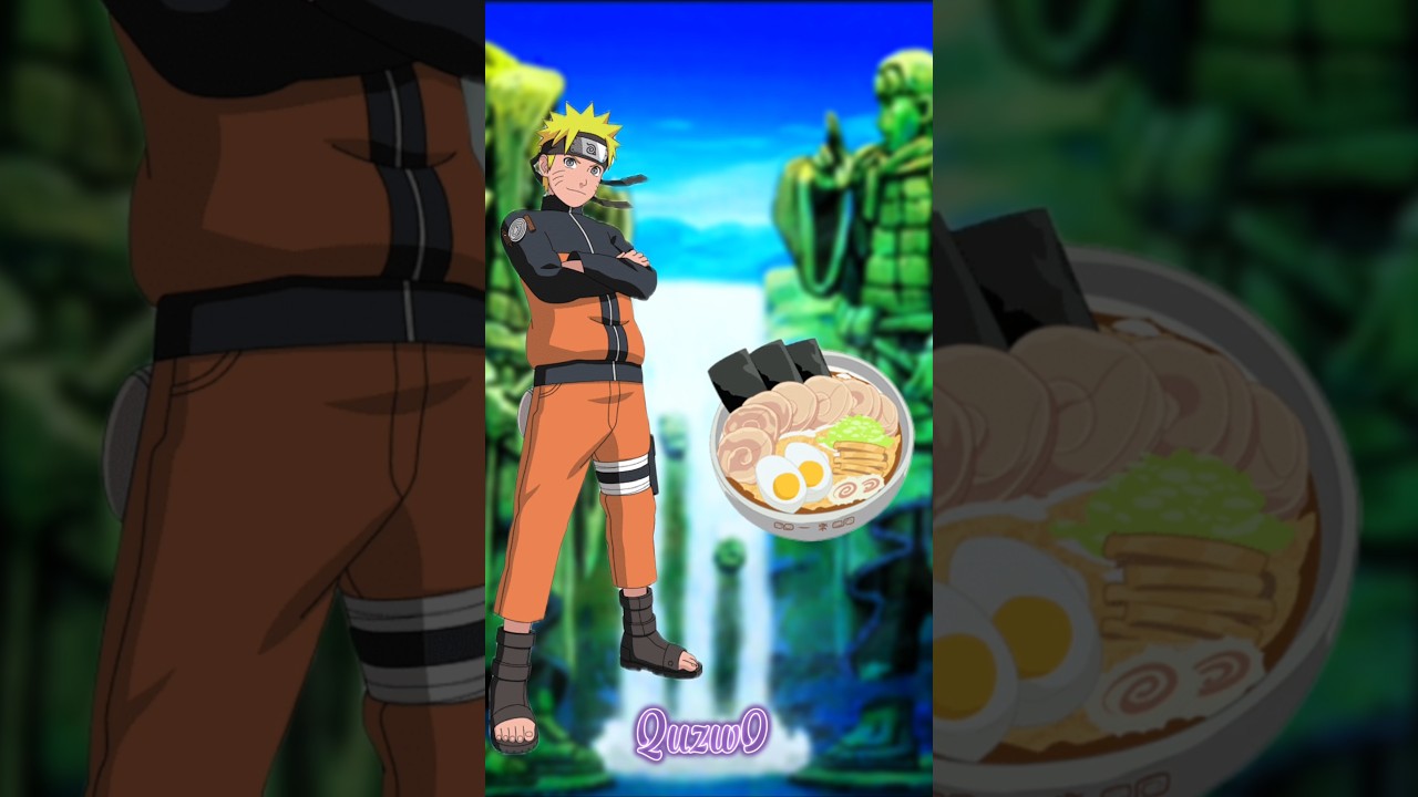 Naruto character's and their favourite dish 😋 || #naruto #narutoshippuden
