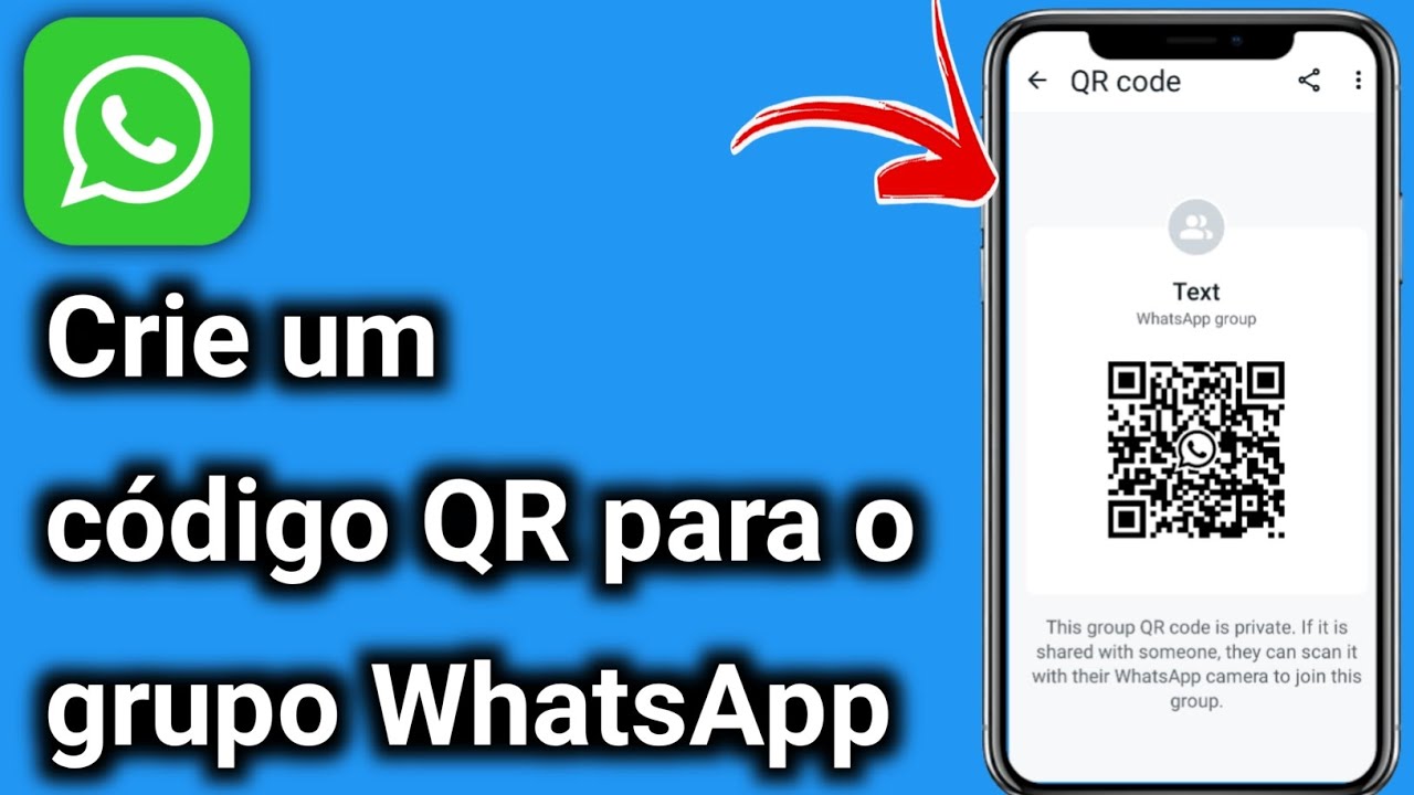 Como criar c&oacute;digo QR para grupo WhatsApp
