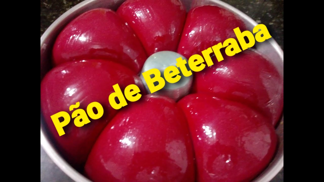 Pão de Beterraba com limão siciliano