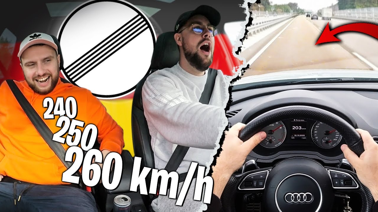 On teste la vitesse max du RSQ3 sur Autobahn Allemande avec Doc Jazy !