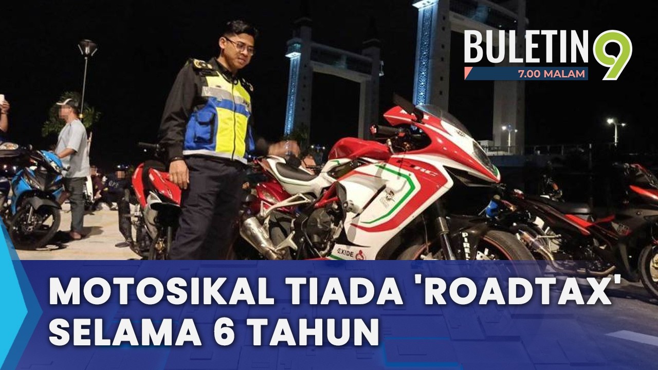 Tiada Cukai Jalan 6 Tahun, Penunggang Tiada Lesen Memandu (B9)