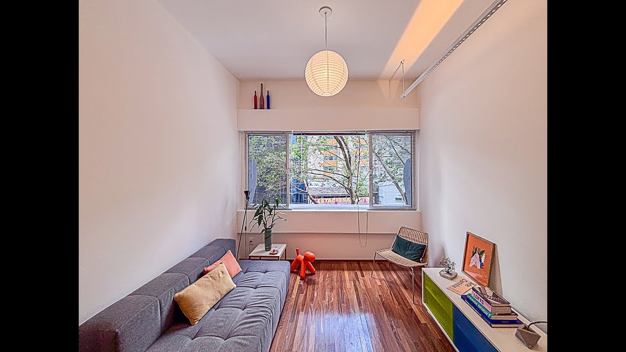 Loft contemporâneo modernizado com estilo em prédio assinado | 32m² | Franz Heep