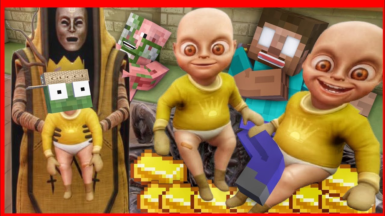 [ Baby In Yellow ] BẢO MẪU HEROBRINE VÀ EM BÉ A BÁO (P1) | MV Channel