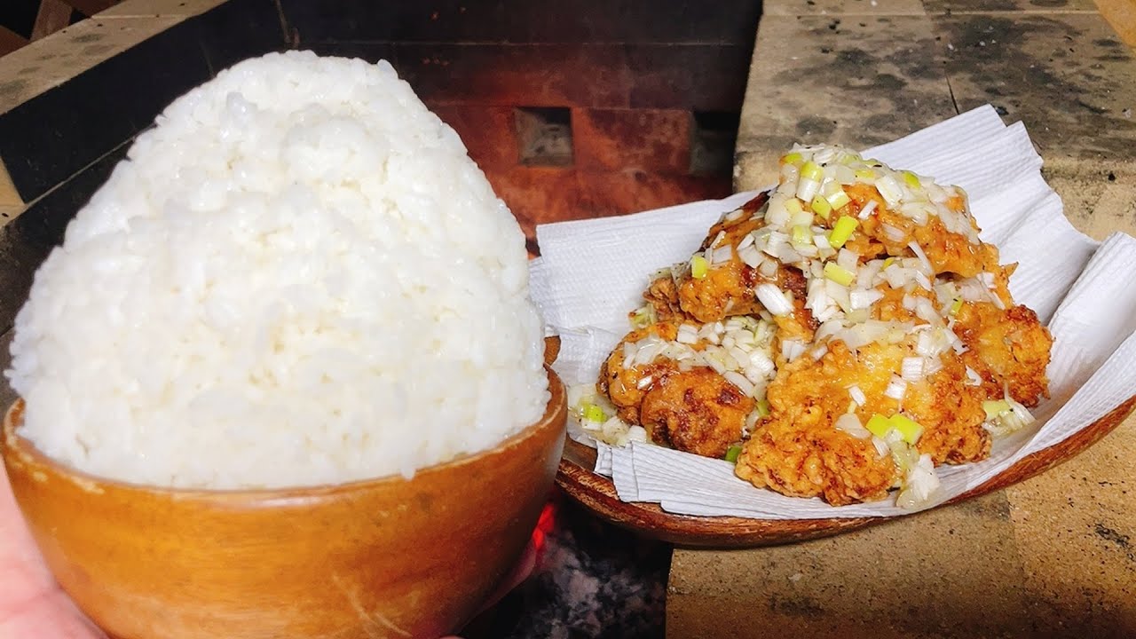 これ最強だわ！ネギ塩レモン唐揚げで爆盛りマンガ飯を余裕の完食‼