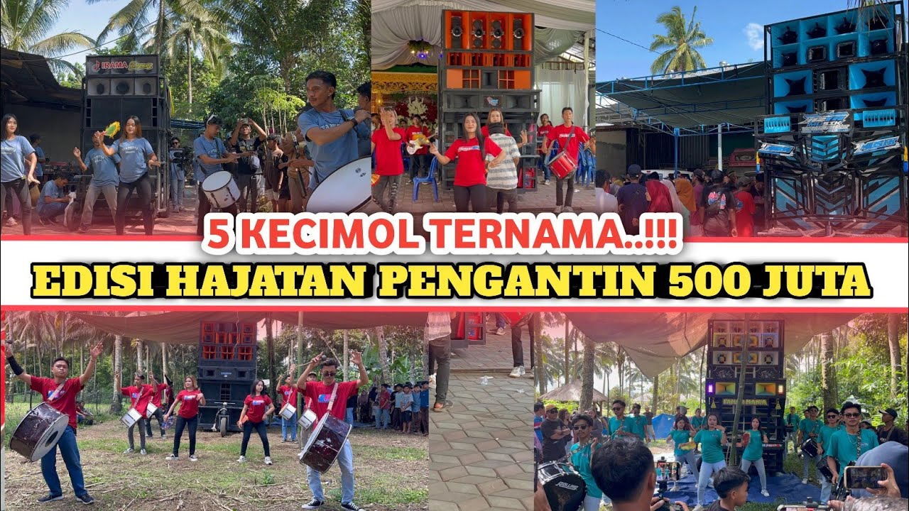 GAWE PENGANTIN SULTAN 500 JUTA| LIMA KECIMOL TERNAMA LOMBOK. AZYA, MGT 01, MGT 02, FAMOR, IRAMA.