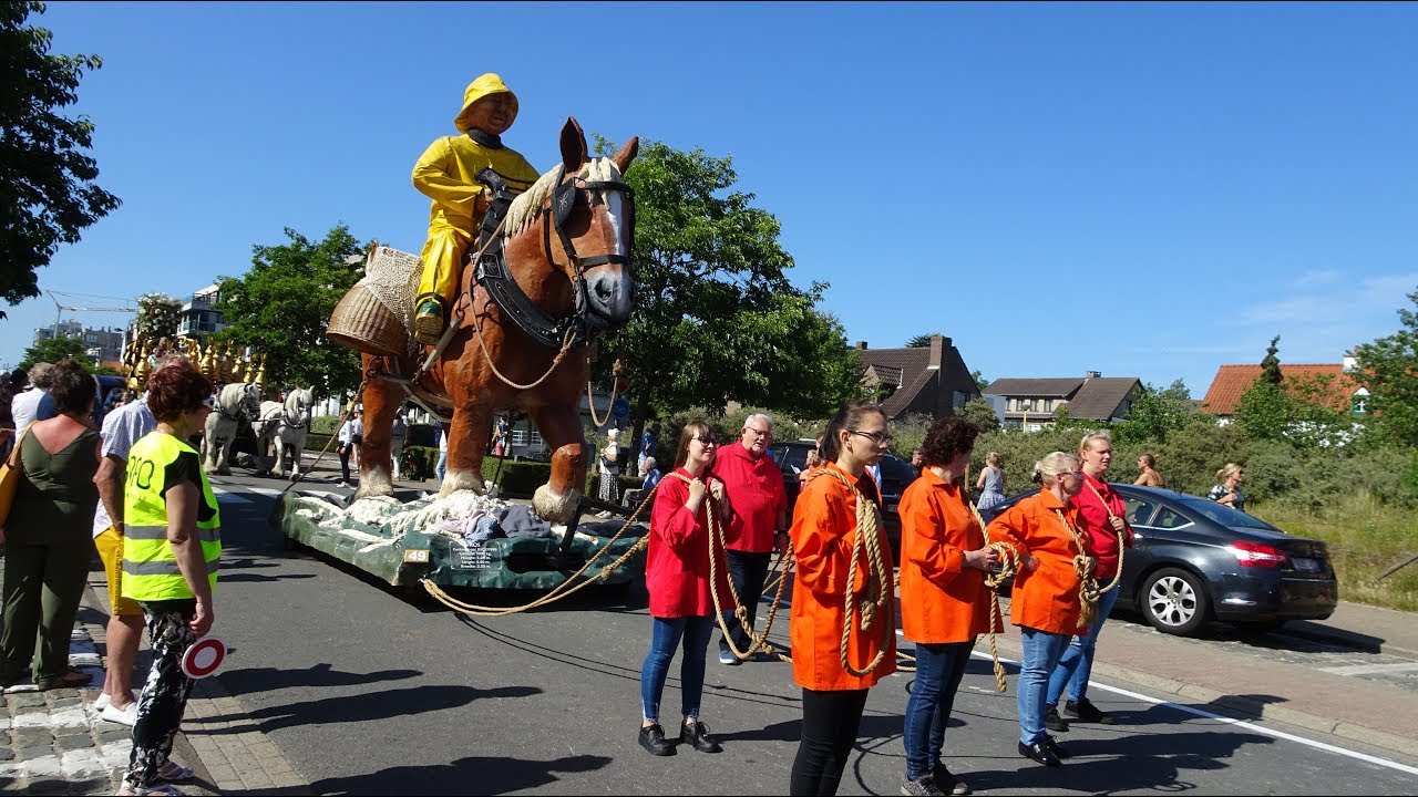 garnaalstoet 2019 oostduinkerke (volledige stoet 4k)