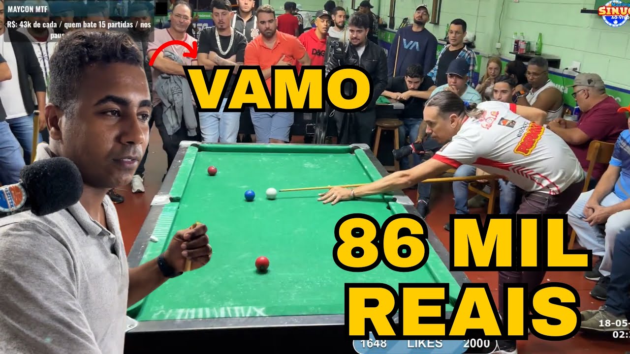 MAYCON X FABIO CABELUDO - 86 MIL QUEM BATE 15