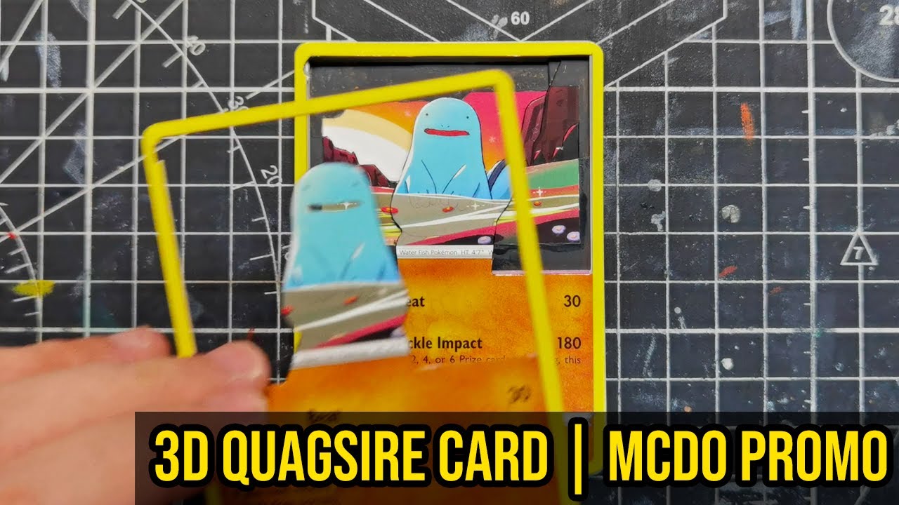 Making a 3D Pokémon Card - Quagsire from Dragon Discovery