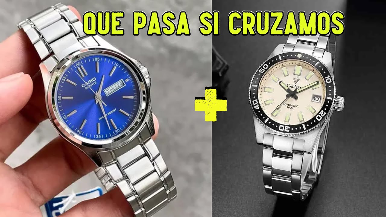 Mira el resultado de un MIX entre un Casio MTP-1239 y un Cadisen!