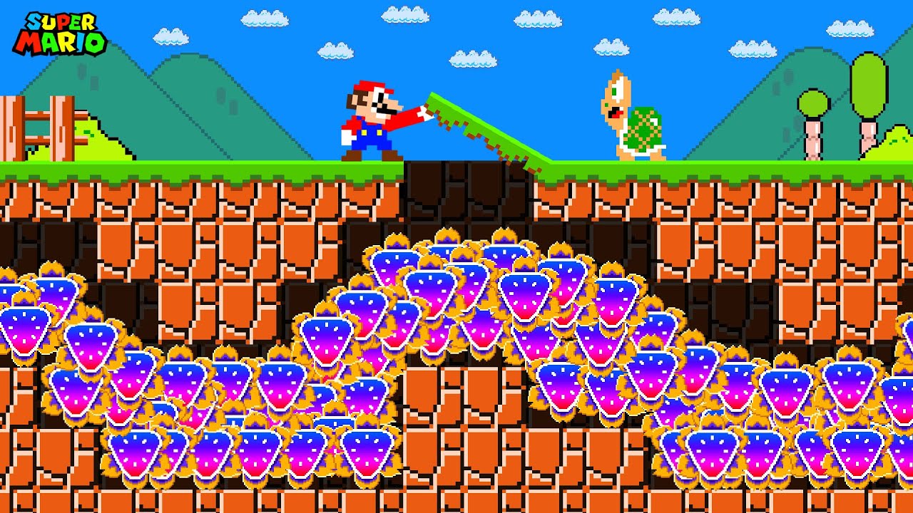 Mario Became IMMORTAL with Unlimited Wonder Seeds in Super Mario Bros.