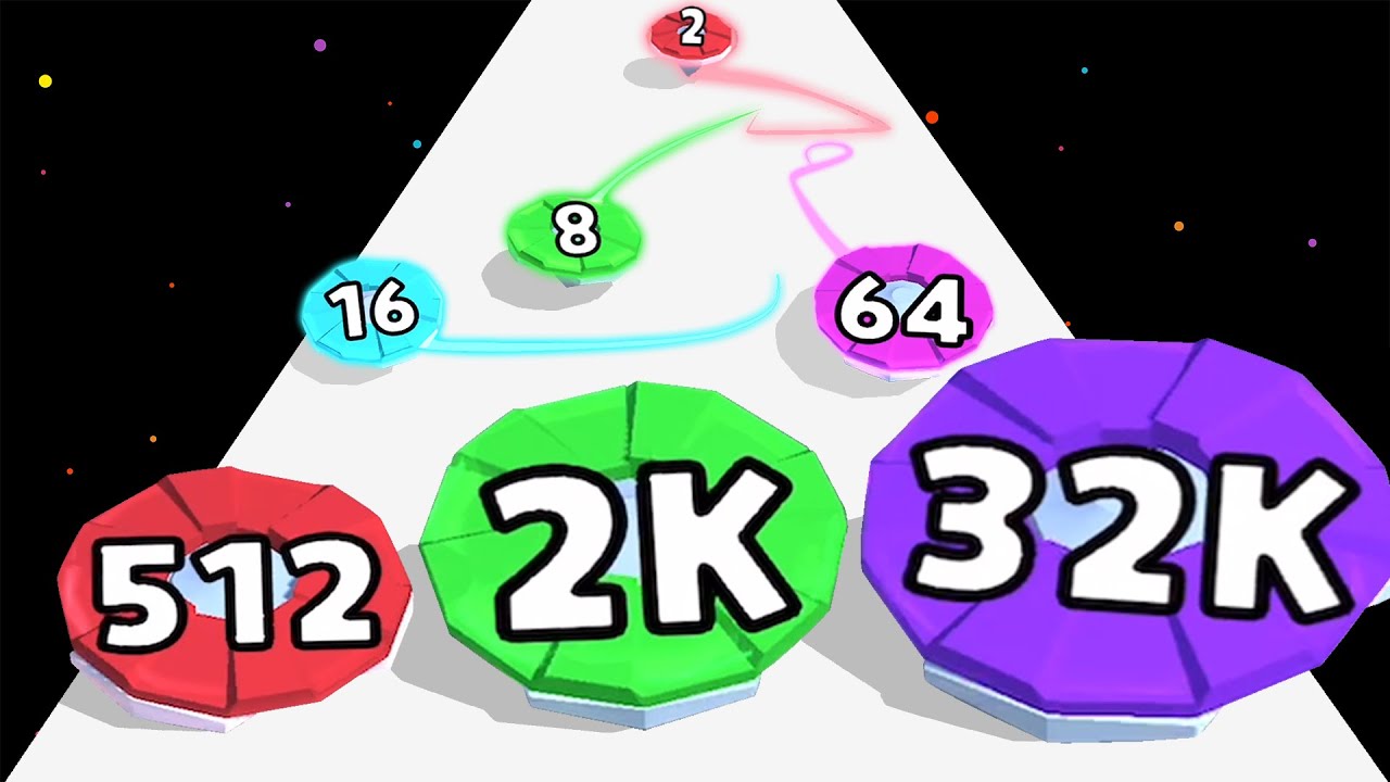 Pegtop Collide - 2048.io Games (Reach 32768)