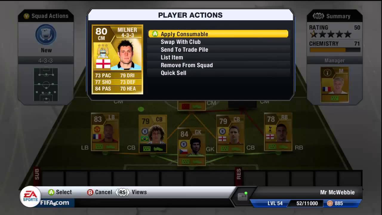Fifa 13 Ultimate Team - Squad Builder - Best 60K BPL Squad - By Webbie