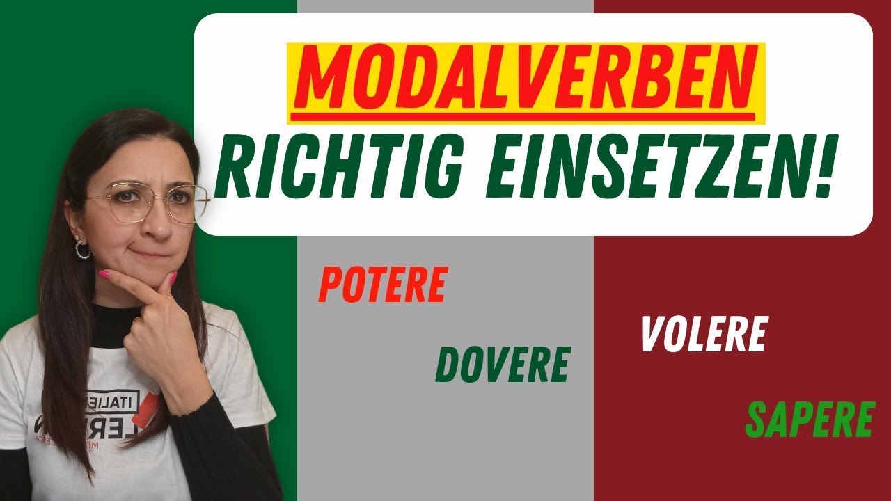 Italienisch einfach erklärt: MODALVERBEN verstehen & anwenden! (Italienisch für Anfänger)