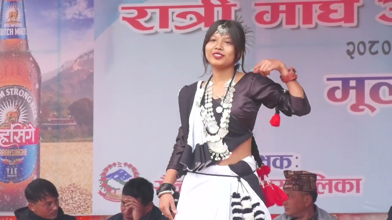 Ankhiya se aankhiya ladal gori tharu song #bhadxa mahotsav dance