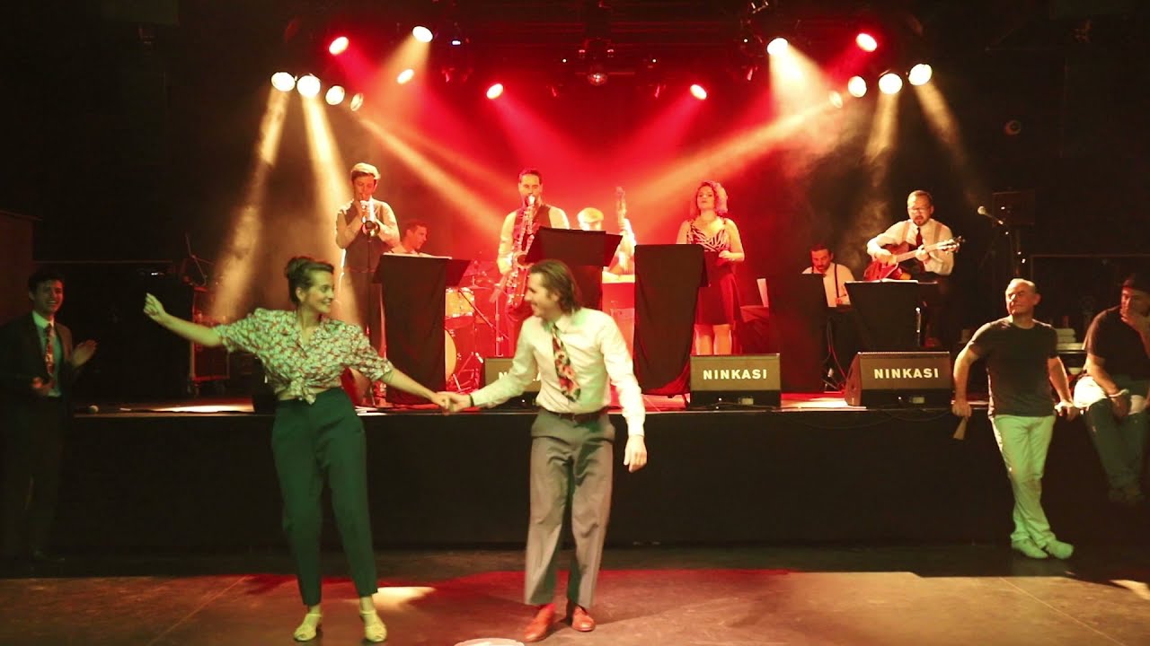Tristan & Gaelle lindy hop - Swing gum party with Swing up orchestra
