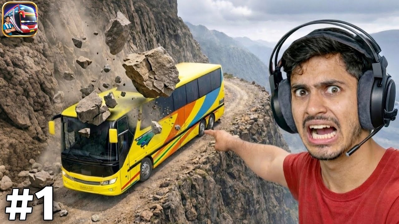 I BECAME BUS DRIVER FIRST TIME | BUS SIMULATOR INDONESIA GAMEPLAY #1