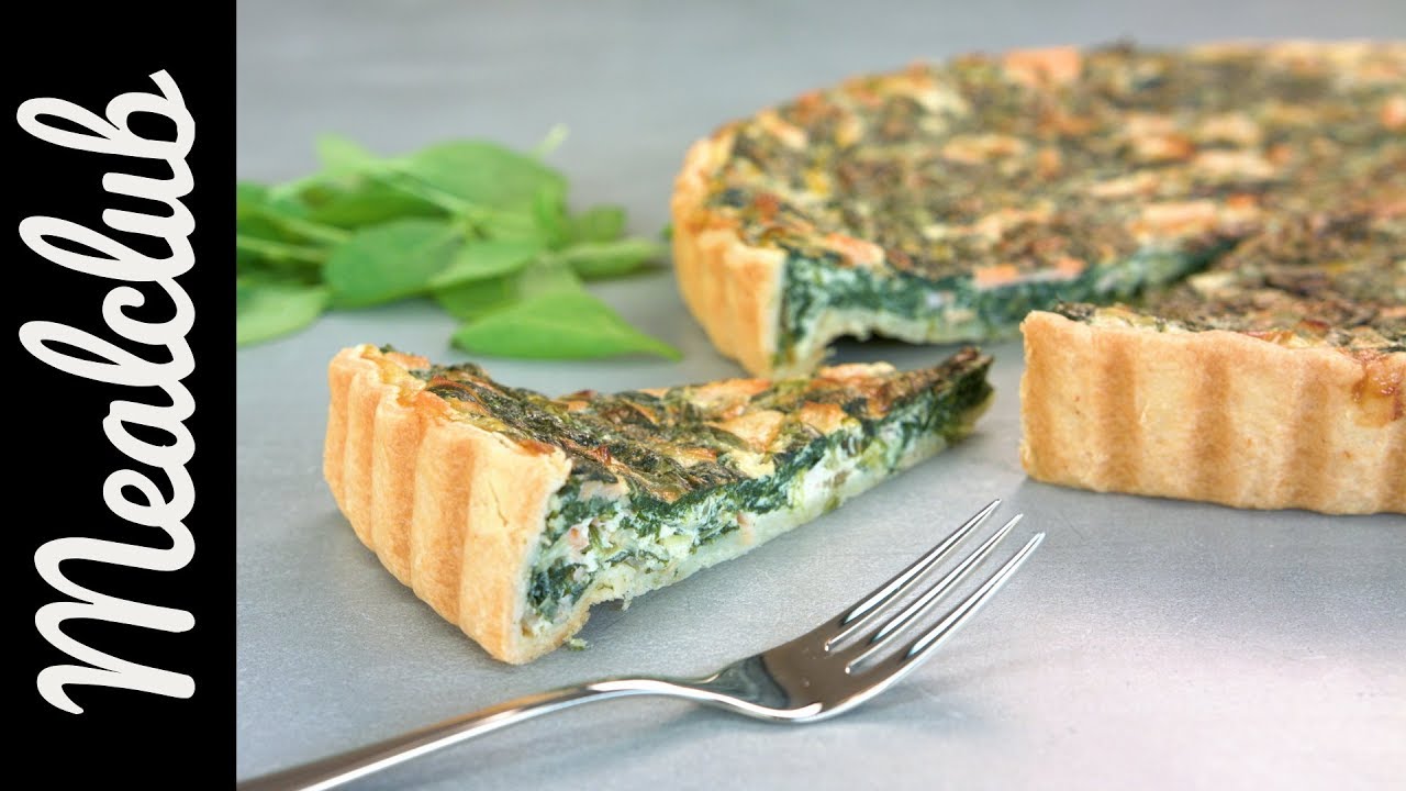 Spinat-Lauch-Lachs Quiche | MealClub