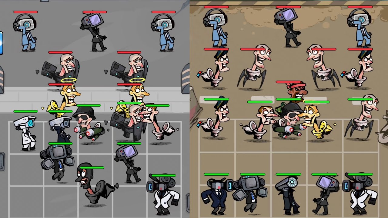 TOILET MONSTER MERGE WAR – Ultimate Battle of Mutant Toilets! 🚽💥