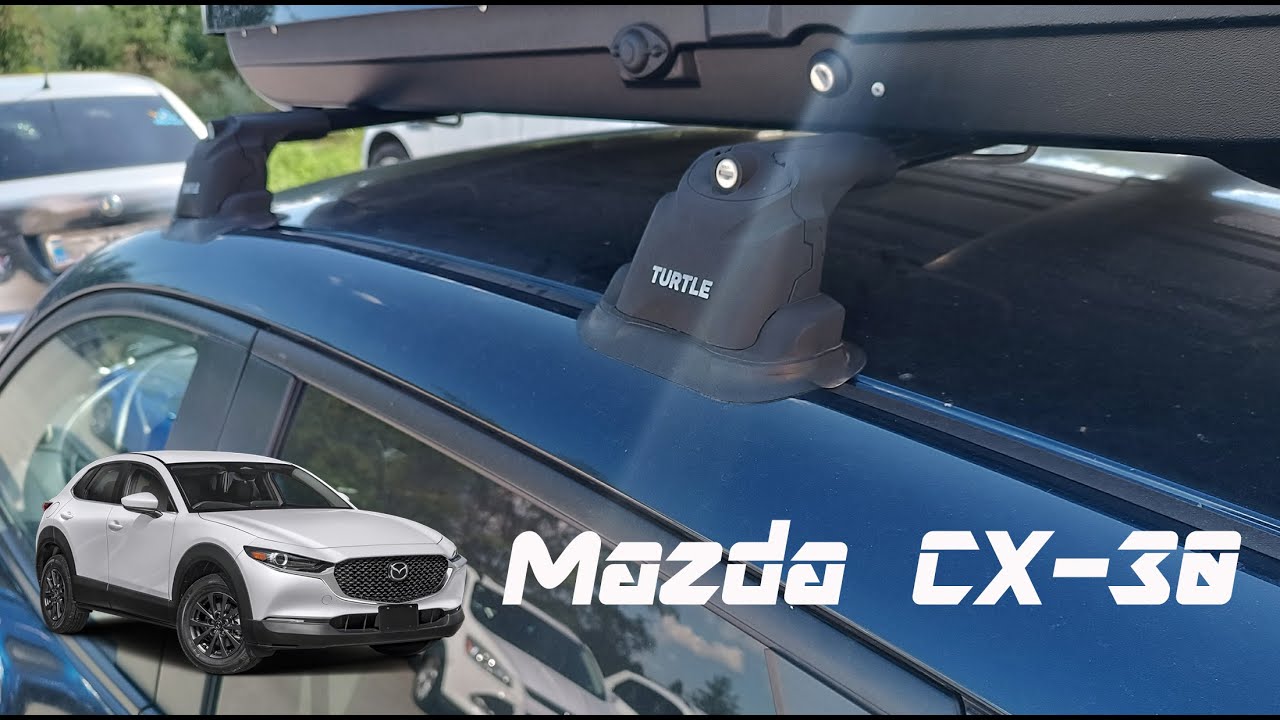 MAZDA CX-30 Установка багажника  на крышу в штатные места