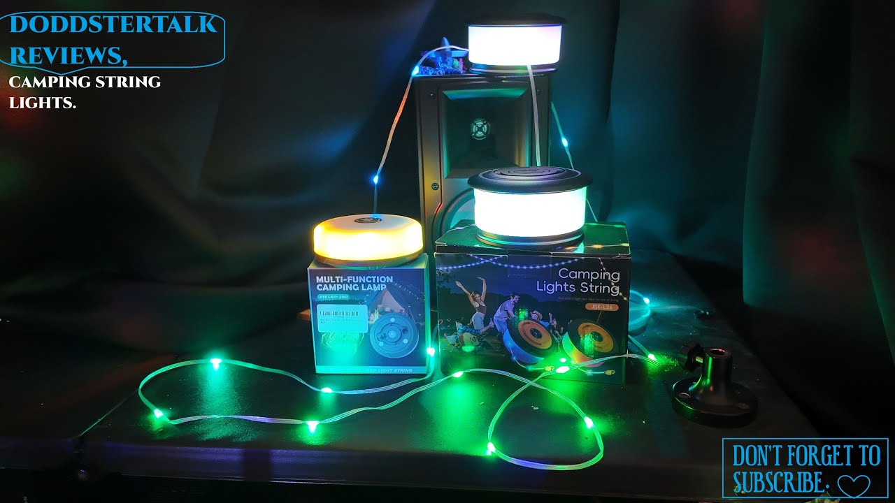 Let's get lit! Camping string lights review.