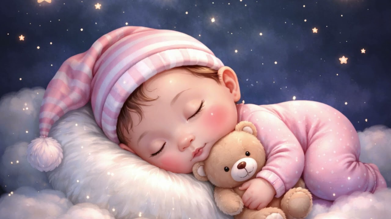 Magiczna Kołysanka Księżycowa 🌙 | Spokojny Sen Maluszka | Muzyka do Usypiania Dzieci