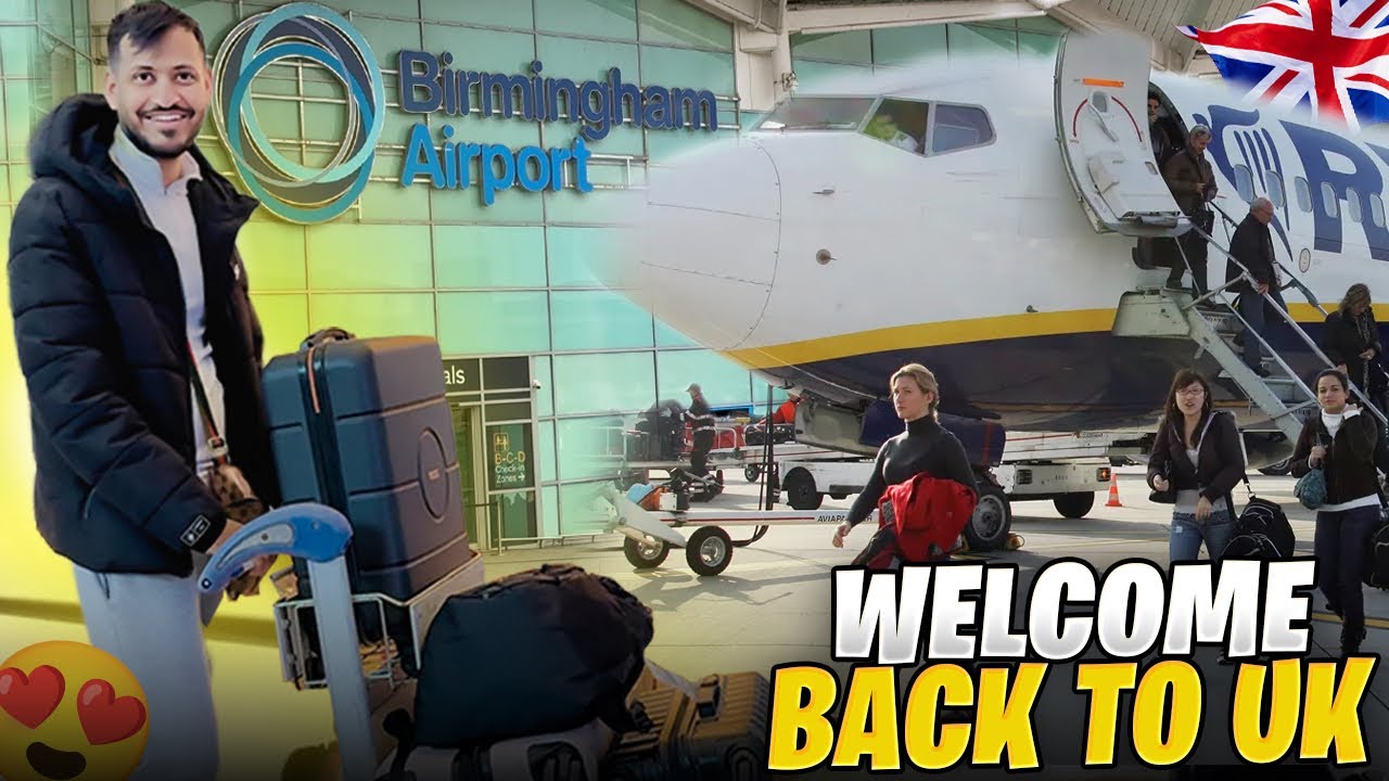 Welcome Beck To Uk 🇬🇧 | We Landed In Birmingham Airport ✈️ 🥰 | Last Day In Turkey 🇹🇷