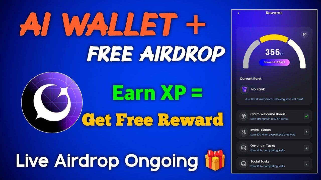 Gaya Wallet Airdrop | Free Tokens with AI Assistant 🔥 #Airdrop2025