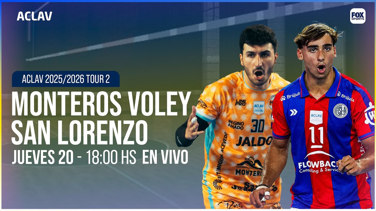 MONTEROS V&Oacute;LEY vs SAN LORENZO - ACLAV TOUR 2 || V&Oacute;LEY EN VIVO 🔴