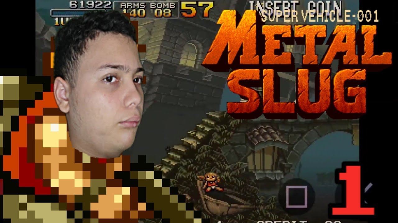 Davi jogando com metal slug, 1° Gameplays.