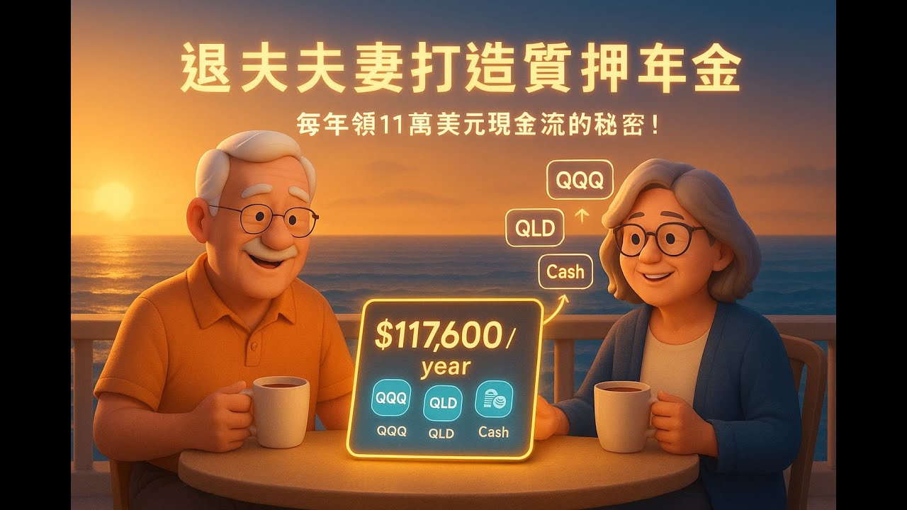 退休夫妻打造「質押年金」：每年領11萬美元現金流的祕密！